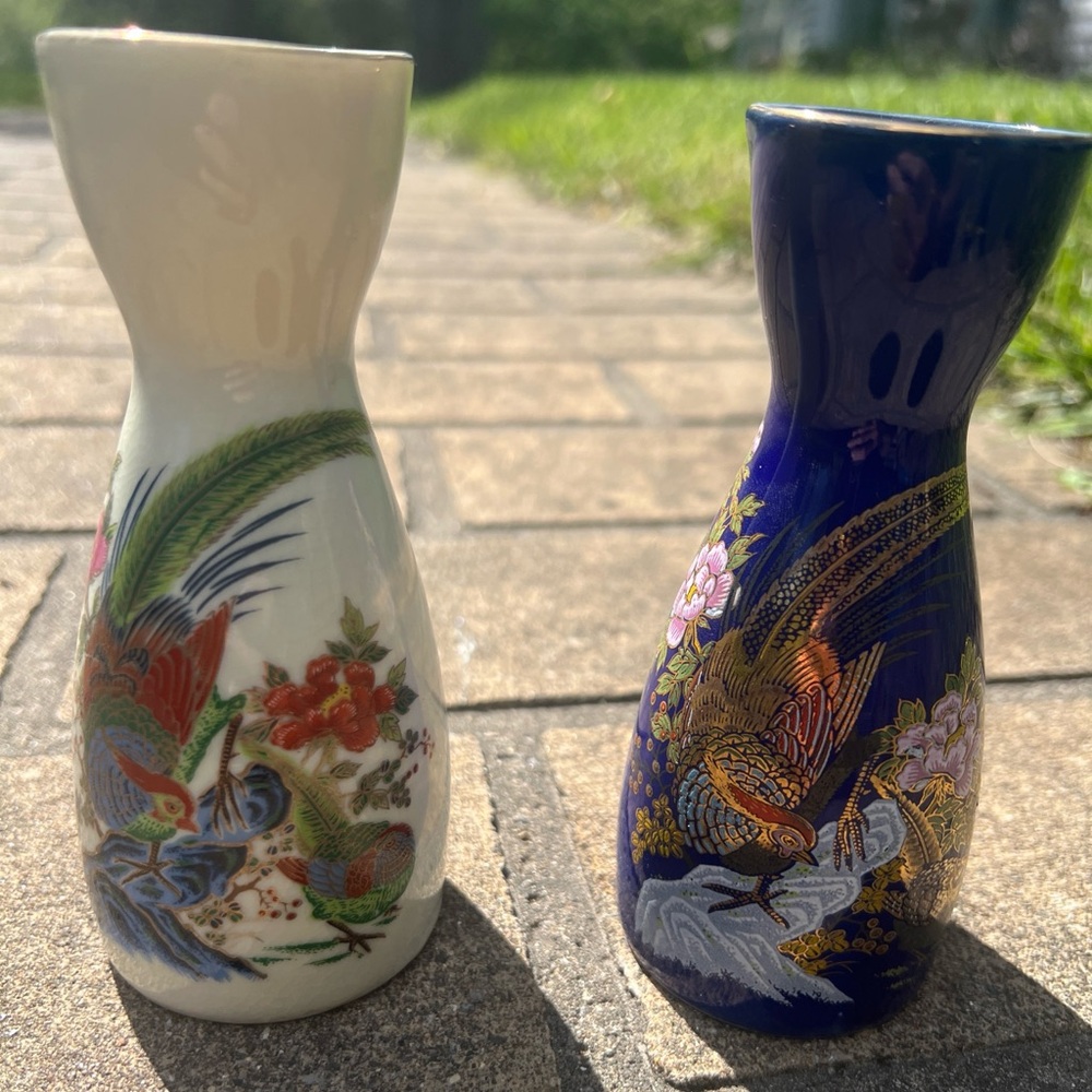 Vintage saki pitchers